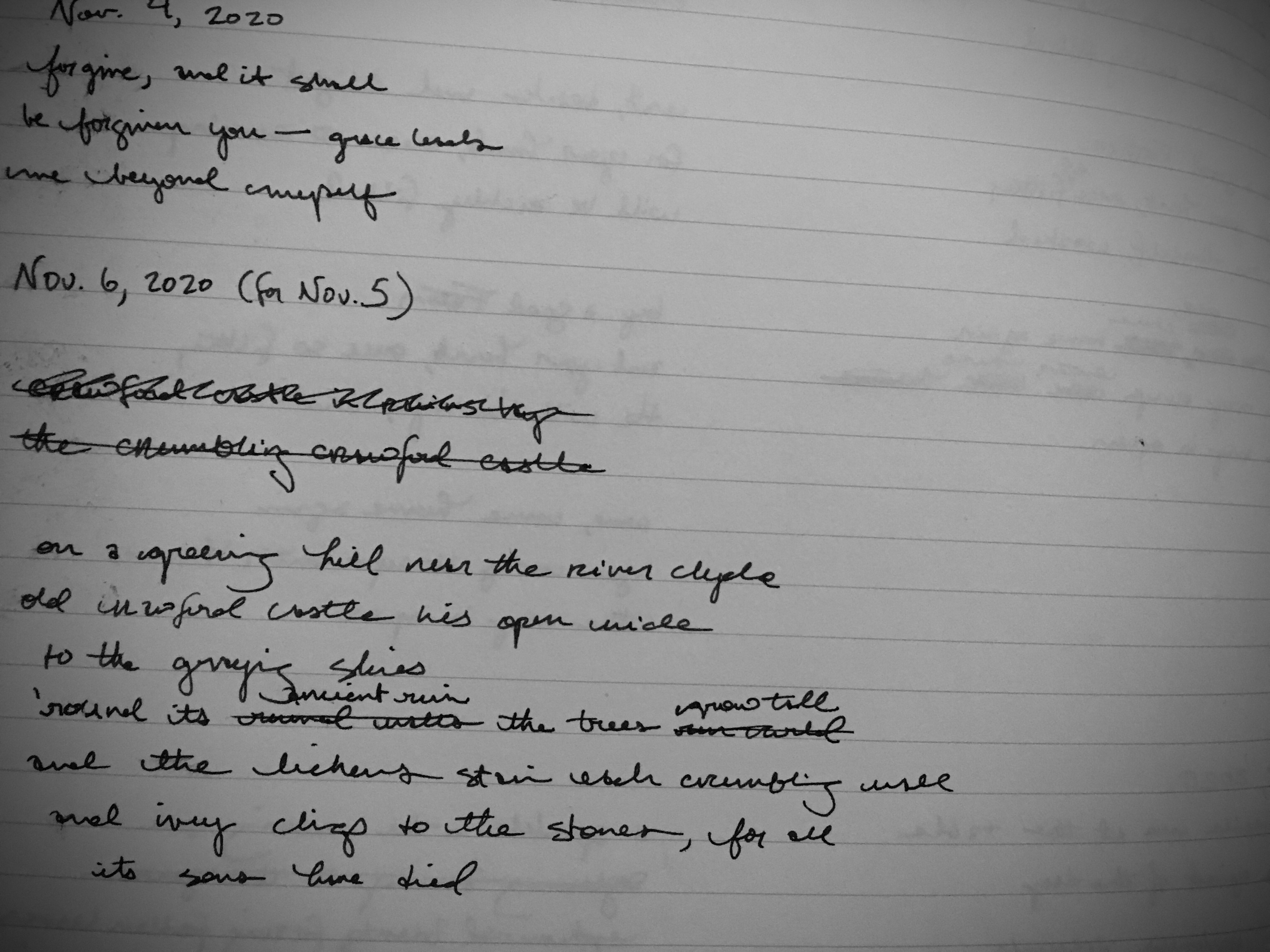 How a poem gets written